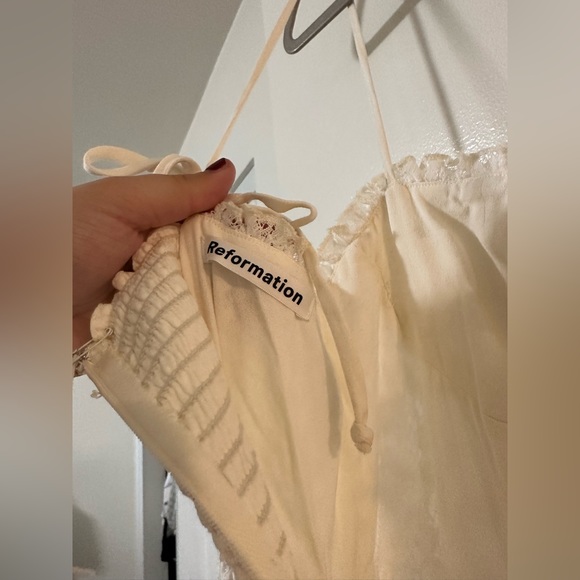 Reformation “Daisy” wedding dress, new with tags, size 8 - Picture 8 of 8